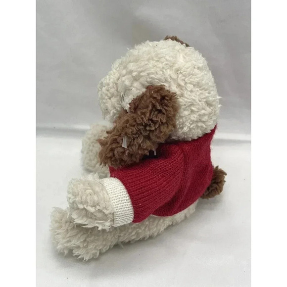 Dan Dee  Valentines Dog with Red Heart sweater  Plush Stuffed Animal Toy - Picture 2 of 14